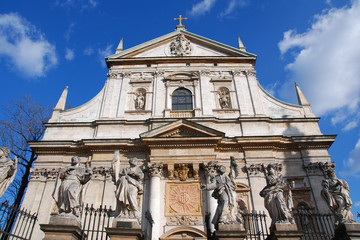 Fassade Peter und Paulskirche Krakow