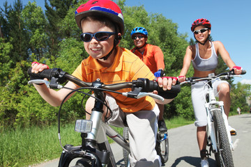 Young bicyclist