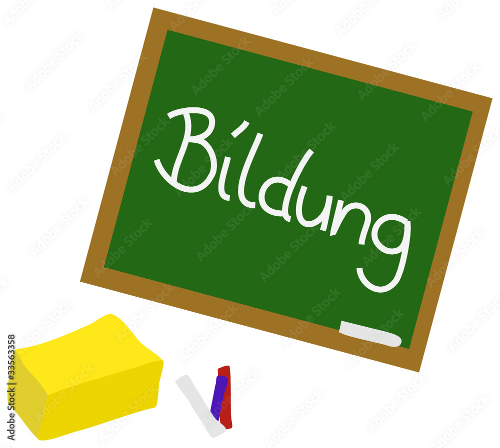 Wall mural bildung