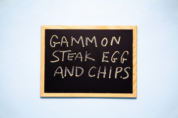 Obraz premium blackboard menu