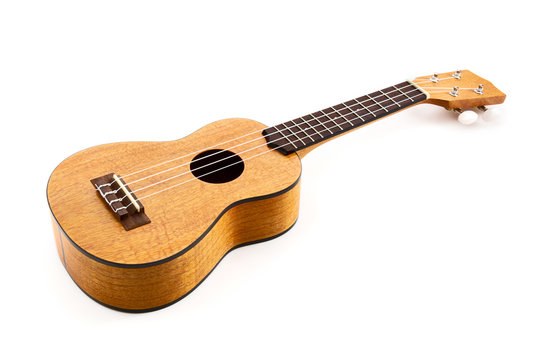 Ukulele auf wei&szlig;em Hintergrund