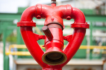fire hydrant in factory