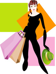 shopping woman