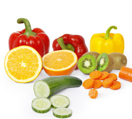 Many fruits and vegetables