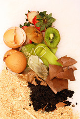 Organic waste for compost