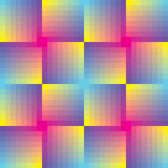 Abstract seamless square vector mosaic background