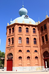 The Moorish style bullring in Lisbon, Portugal