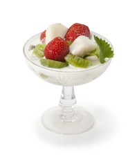 yogurt with fruits