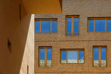 Detail einer Hausfassade