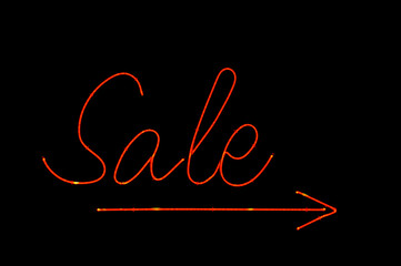 Neon sale sign