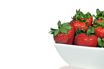 Strawberries in bowl