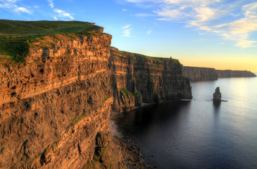 Cliffs of Moher at sunset - Ireland