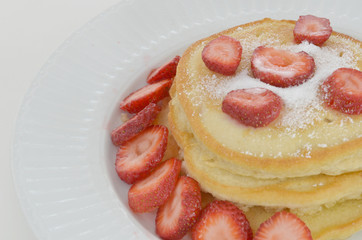 Pancakes and Strawberries