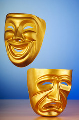 Masks with the theatre concept