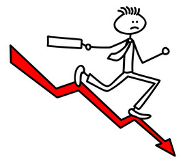 Negative Entwicklung