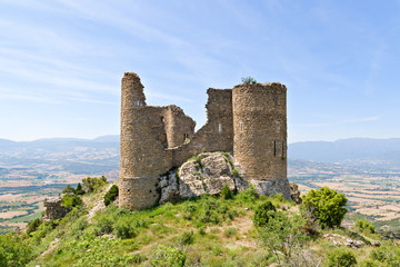 Fototapeta na wymiar Medieval castle of Orcau, Catalonia, Spain