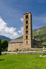 Fototapeta na wymiar Romanesque curch of Sant Climent de Taull, Catalonia, Spain