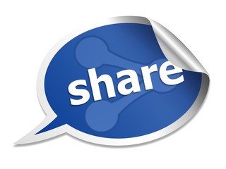 Share speech bubble