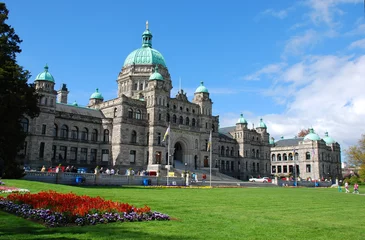 Fotobehang British Columbia Parliament Buildings © evgeniyab