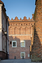 Fototapeta na wymiar Part of Old Town in Sandomierz, Poland