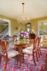 Elegant luxury dining room