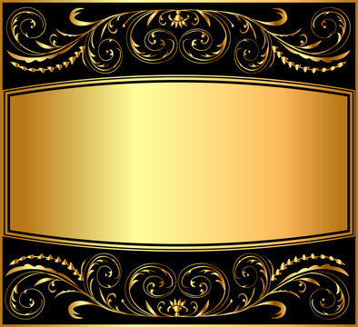illustration background pattern gold