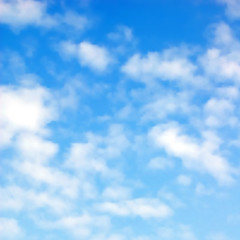 Fluffy clouds