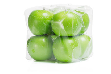 Fresh green apples
