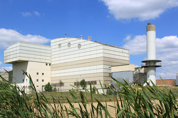 usine pour le traitement des déchets