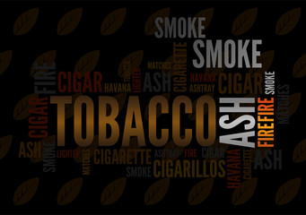 Wordcloud of cigar tobacco - 33582509