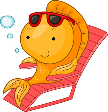 recommend clip art: Summer Goldfish
