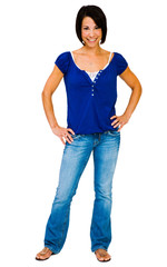 Obraz premium Portrait of mid adult woman posing