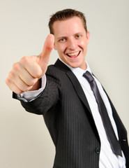 Young professional in suit