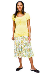 Portrait of a woman posing