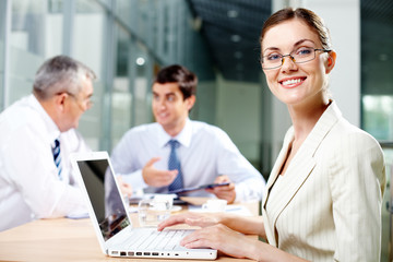 Obraz premium Charming secretary