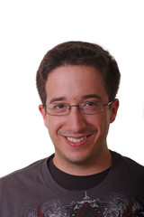 Obraz premium Young Man in glasses smiling