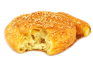 Traditional Cypriot village style cheese pie