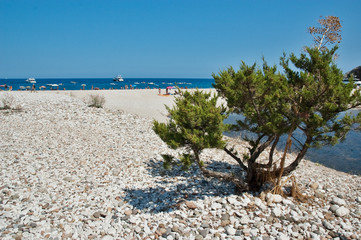 Sardinia, italy: Orosei gulf, Cala Sisine beach. -