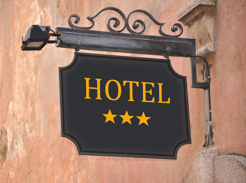 Hotel schild 3-Sterne
