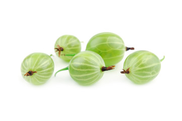 Gooseberry on a white background
