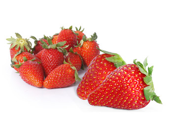 strawberry on a white background