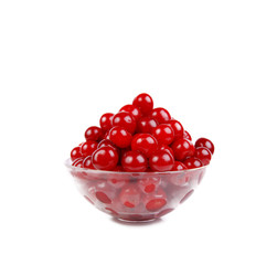 fresh cherry in the bowl