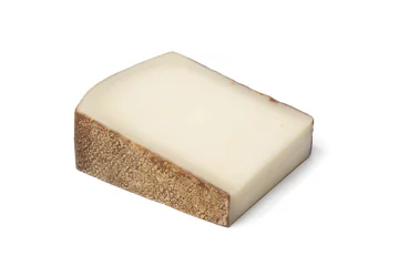 Rolgordijnen Piece of Swiss Gruyere cheese © Picture Partners