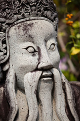statue divinité asiatique, Bangkok, Thaïlande