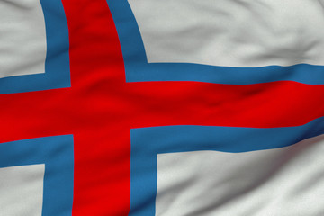Fototapeta premium Faroe Islands Flag