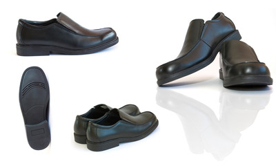 Isolated business shoes