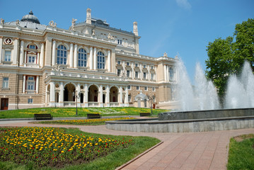 Public opera theater in Odessa