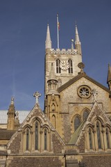 Fototapeta na wymiar Historic Southwark Cathedral in London, England