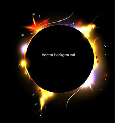 Fototapeta premium solar eclipse vector