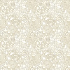 vintage ornate seamless pattern - 33602929